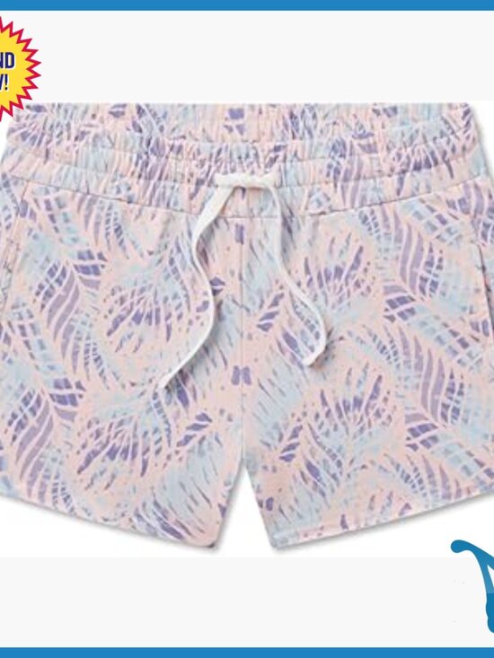 Other - Women's Terry Shorts with Drawstring Waist, 3" Inseam, Side Pockets